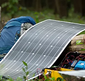 Panneaux solaires flexibles