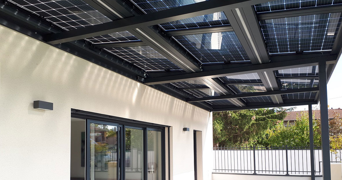 Pergola photovoltaïque